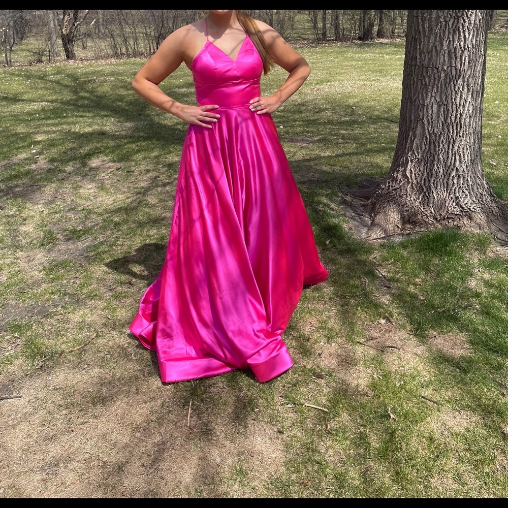Gorgeous Sherry Hill dress. Paid $529 worn once. Size 10. Back is adjustable - Picture 1 of 2